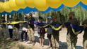 На передовій особливо відсвяткували День прапора і відправили стяги на окуповані території
