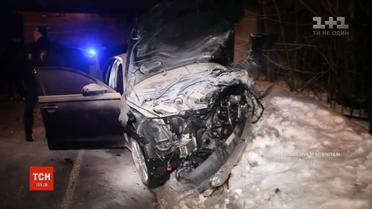 У Дніпрі після ДТП загорілось авто