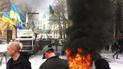 В Автомайдане раскрыли настоящих организаторов поджога шин на Банковой
