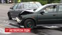 На проспекте Соборности на левом берегу Киева столкнулись две легковушки