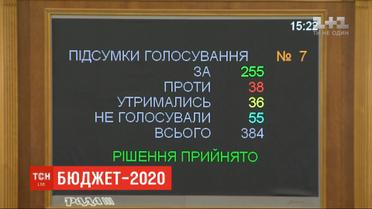 Рада приняла Госбюджет-2020 в первом чтении
