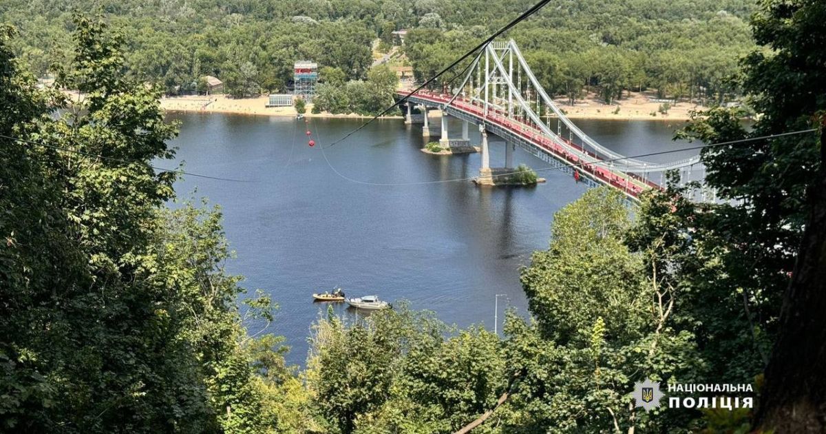 Обрив тросу у Києві