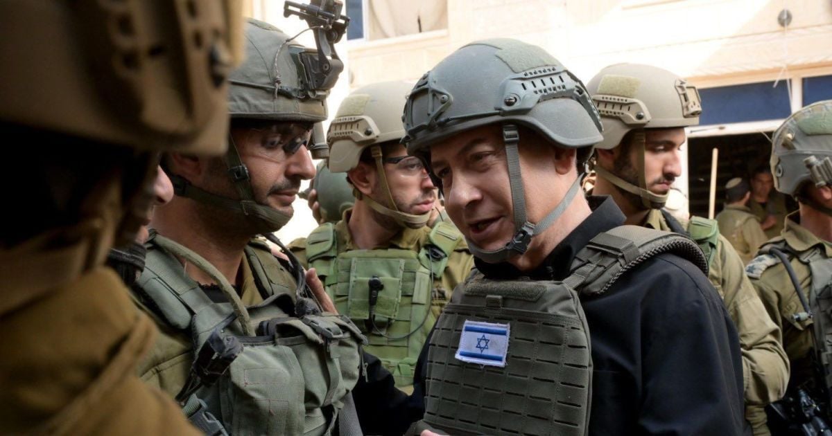 Беньямин Нетаньяху посетил 25 декабря сектор Газа/Фото: Benjamin Netanyahu — בנימין נתניהו/Twitter