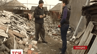 Жители сел вблизи линии разграничения не спешат ремонтировать дома