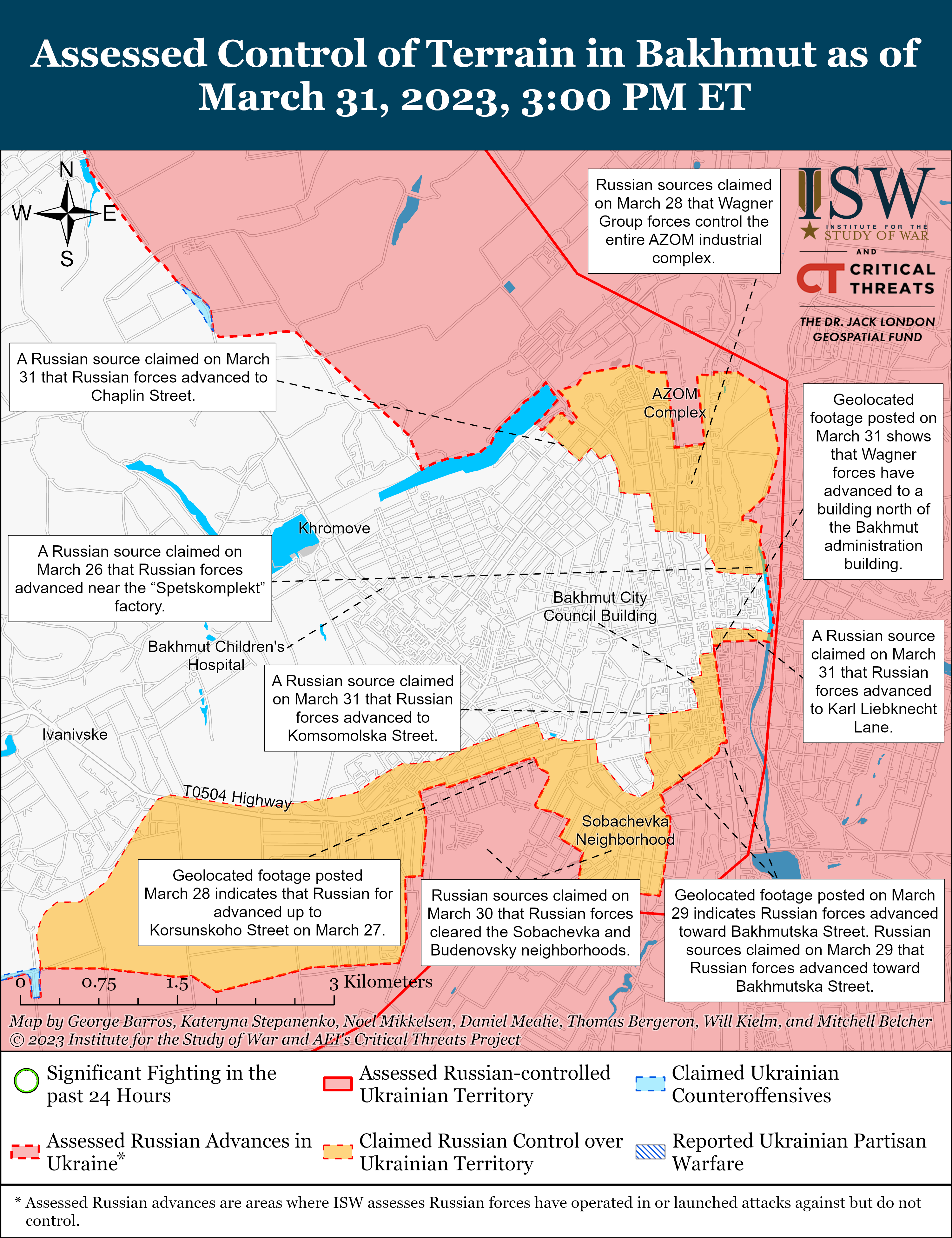 Карта боїв ISW. / © 