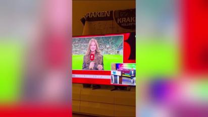 Зробив пропозицію у прямому ефірі! Коментатор Вадим Шевяків освідчився своїй колезі!