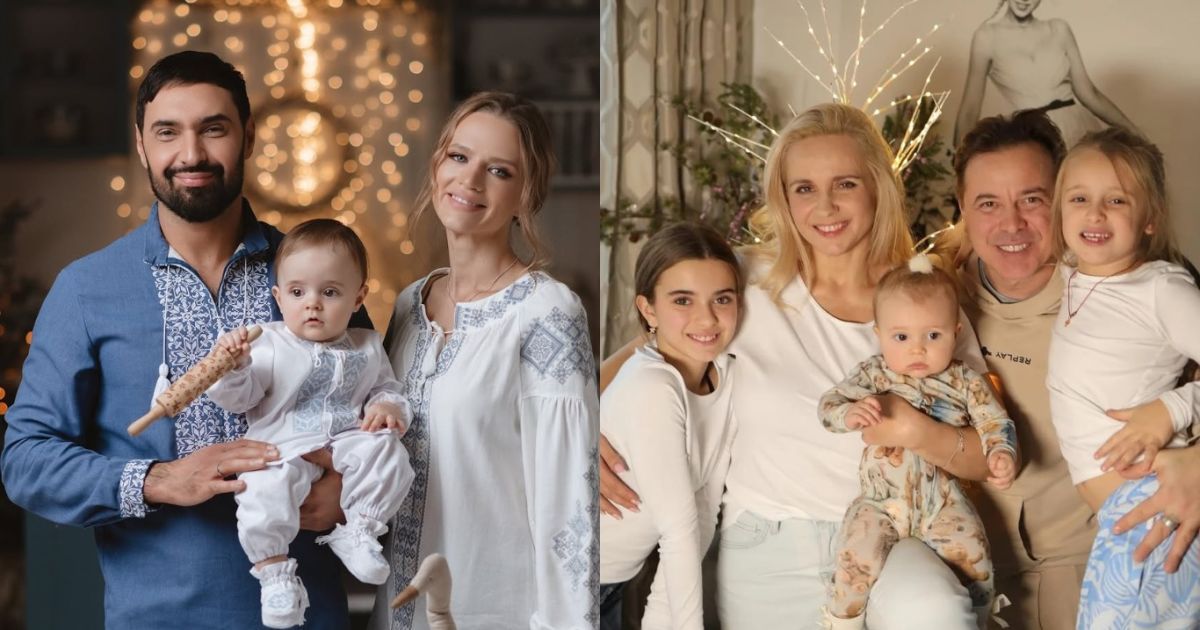 Лілія Ребрик та Віталій Козловський з дітьми