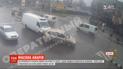 Через масштабну аварію у Дніпрі за участю чотирьох авто утворився великий затор