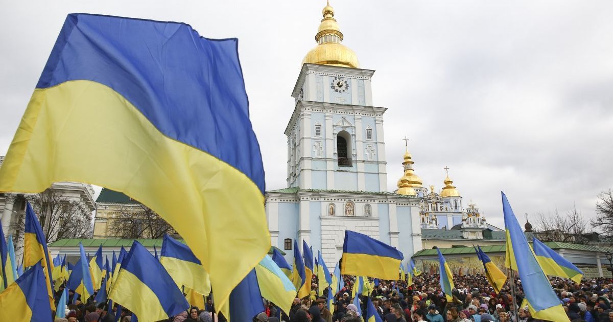 Правоохранители задержали двух мужчин во время выступления Порошенко в Киеве