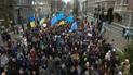 У Києві триває Марш Гідності: "Слава Україні! Героям слава!" вигукують кількома мовами