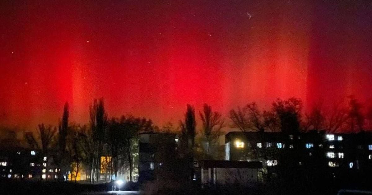 Полярное сияние над Украиной 5 ноября 2023 года / © из соцсетей