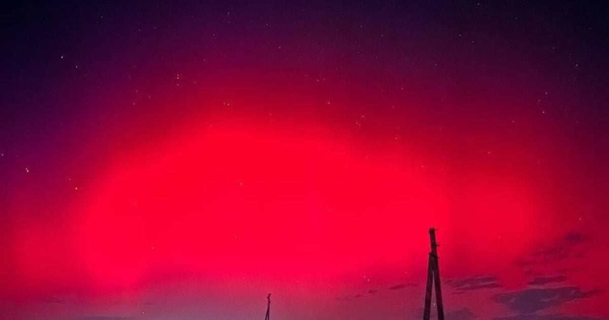 Полярное сияние над Украиной 5 ноября 2023 года / © из соцсетей
