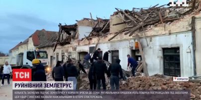 Землетрясение в Хорватии: украинцев среди пострадавших нет, под завалами до сих пор ищут раненых