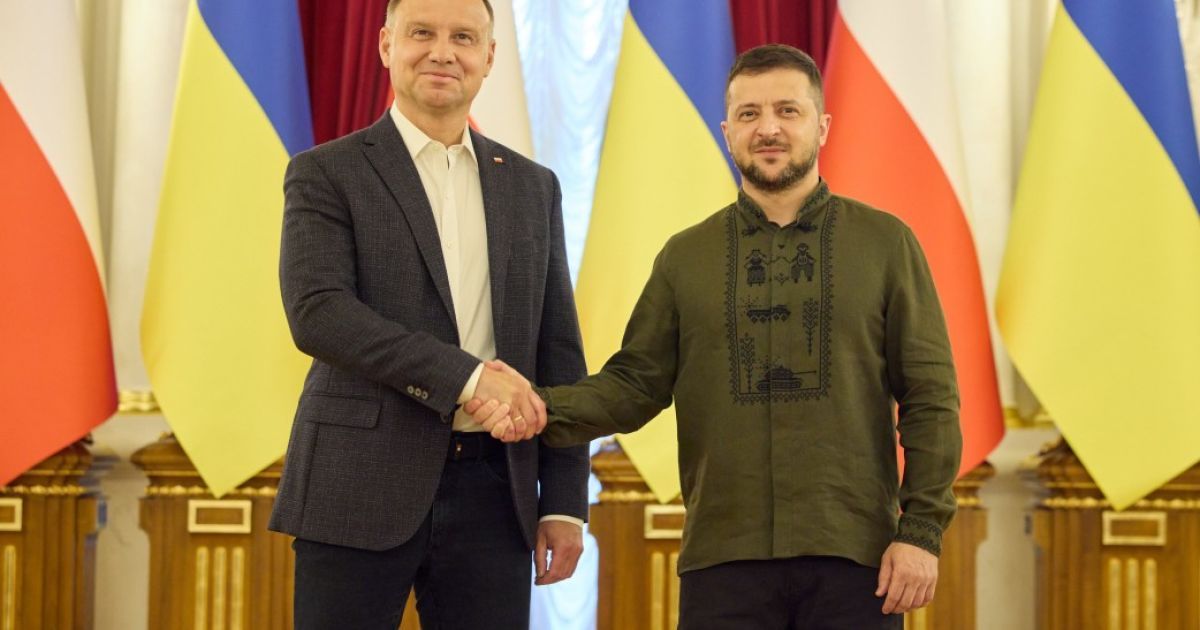 Президент України Володимир Зеленський та президент Польщі Анджей Дуда