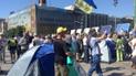 На Майдане Независимости появились палатки