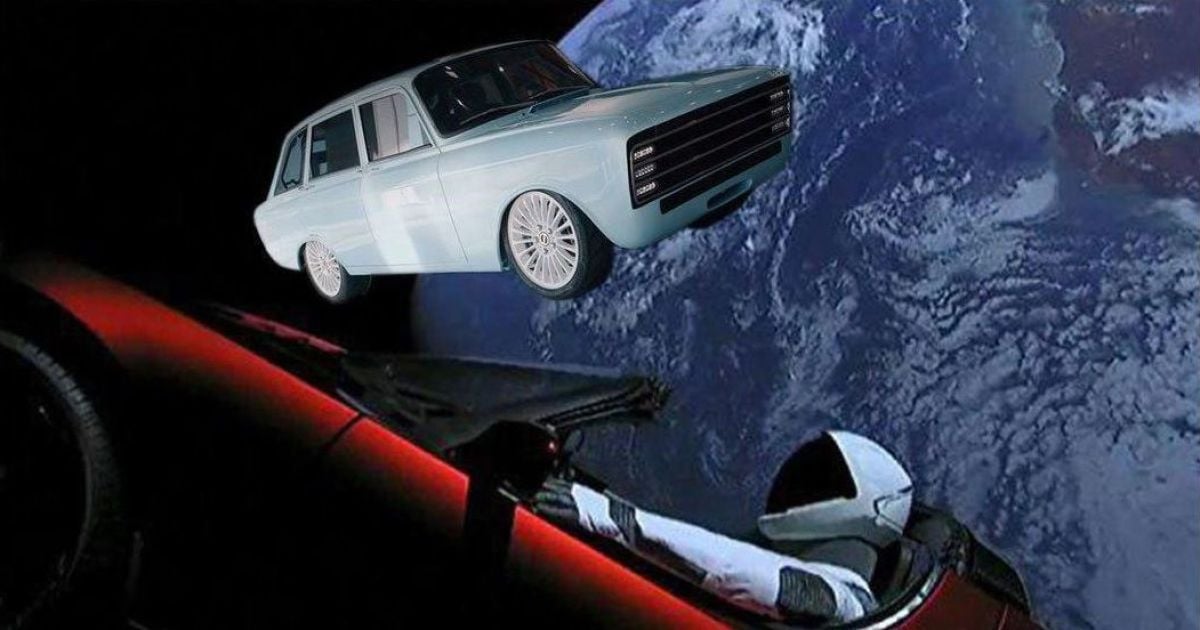 "Як тобі таке, Ілоне Маск". У Мережі висміяли "конкурента" Tesla від "Калашникова"