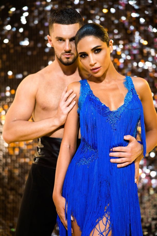 Санта Дімопулос та її партнер Макс Леонов / © пресслужба каналу "1+1"