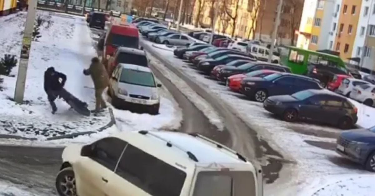 Напад на велосипедиста в Харкові