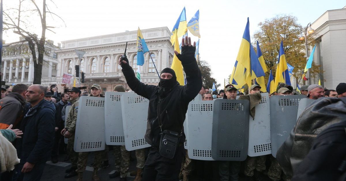Полиция отпустила всех задержанных возле Рады митингующих