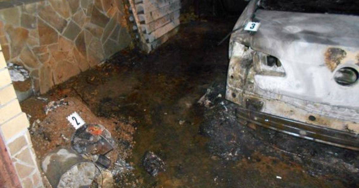 спалення авто судді_3 / © Прес-служба ГУ Нацполіції у Харківській області