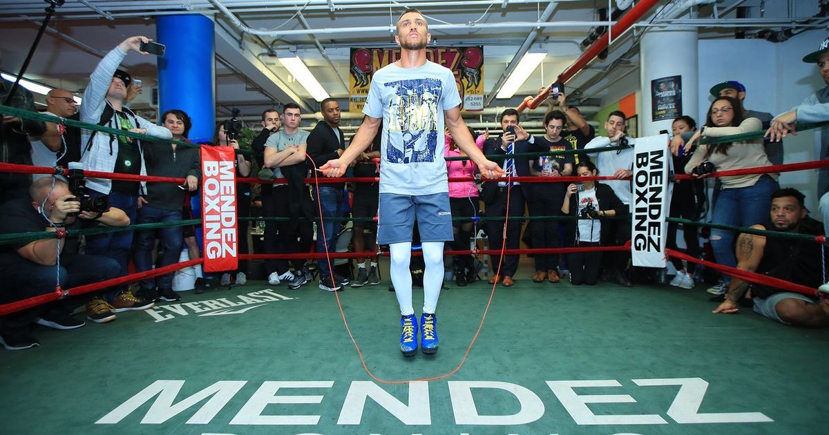 Бій близько. Ломаченко і Рігондо провели відкрите тренування у Нью-Йорку