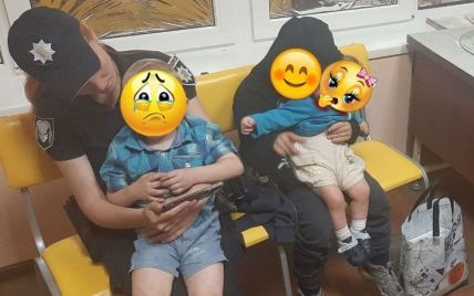 В Киеве двое малышей бродили сами в комендантский час, а пьяная мать была дома в полусознательном состоянии