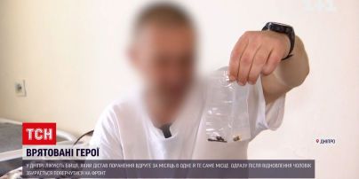 Дважды через месяц получил ранение в то же место: боец из Донецкой области приходит в себя после упорных боев