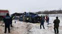 З-під понівеченого автобуса в Росії дістали ще не всіх дітей