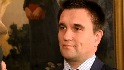 Министр иностранных дел Климкин избегает белых рубашек