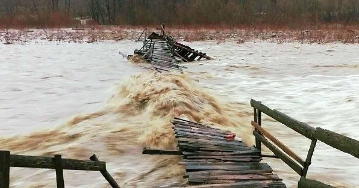Закарпаття інтенесивно підтоплює. Річка Тиса вийшла з берегів / © Закарпатський кореспондент