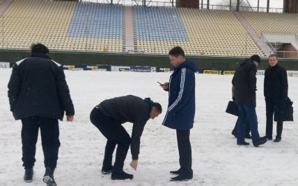 Матч чемпионата Украины в Сумах отменен из-за непогоды