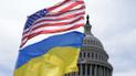 Флаги Украины и США
