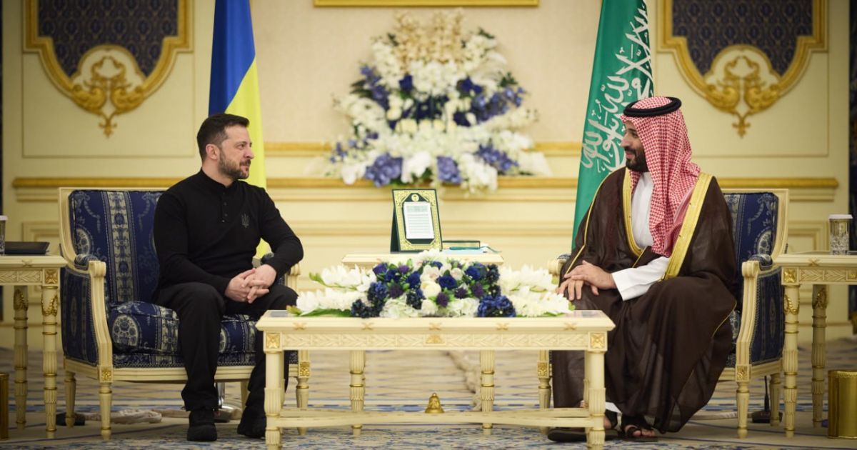 Володимир Зеленський та Мухамед бін Салман / Фото: Telegram: Володимир Зеленський