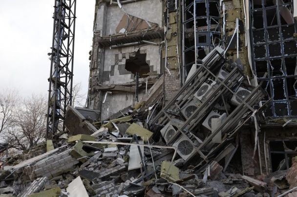 Наслідки удару по Ізюму 4 лютого / © Олег Синєгубов