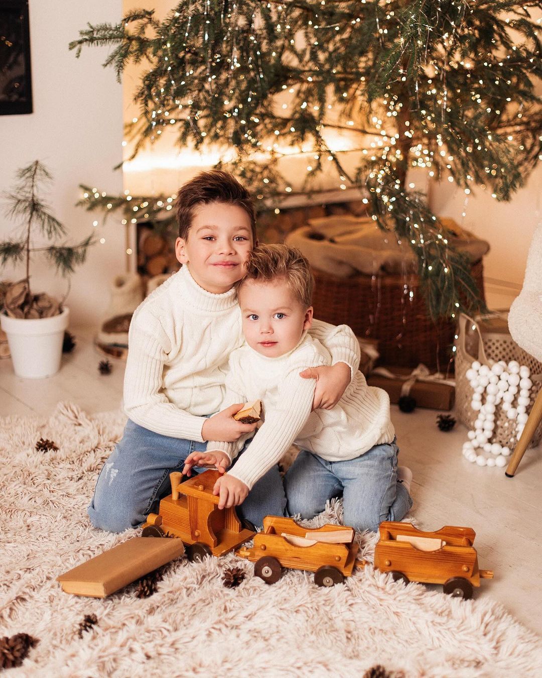 Анна Саливанчук с сыновьями / © instagram.com/salivanchuk.anna