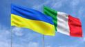 Прапори України та Італії