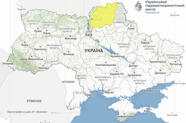 Синоптики попереджають про паводки 28 квітня / © Укргідрометцентр