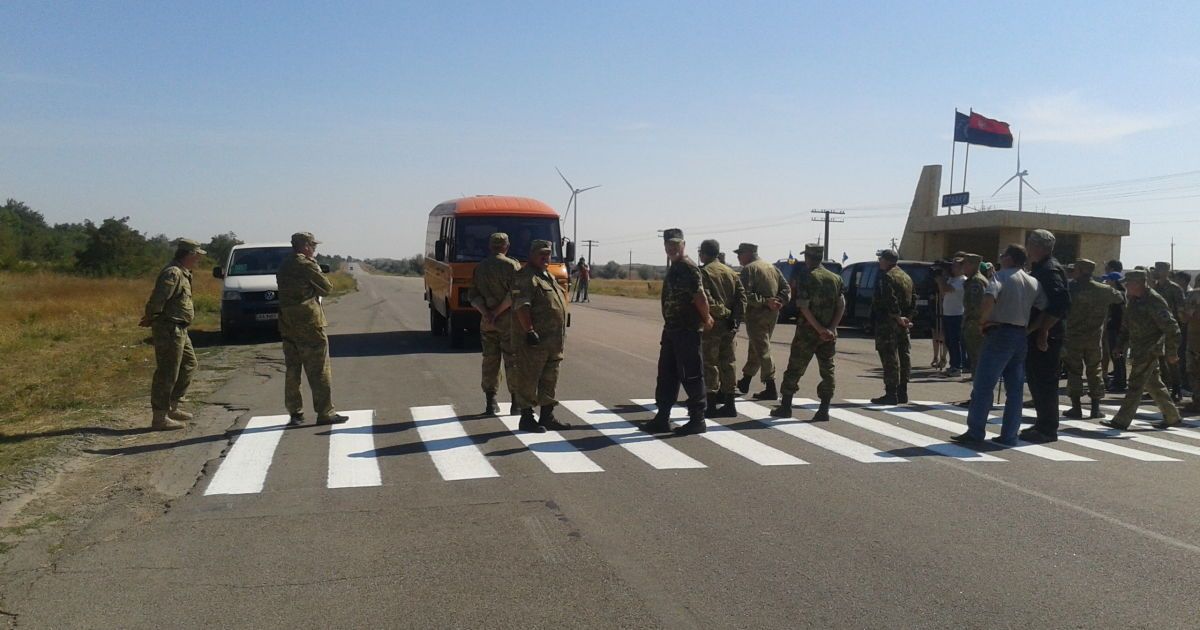 В Крыму стартовала бессрочная блокада полуострова. / © ТСН