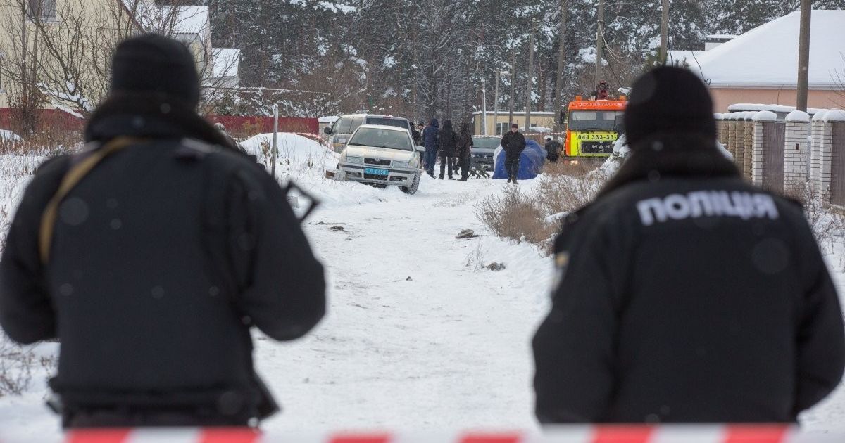 розстріл поліцейських на Київщині / © УНІАН