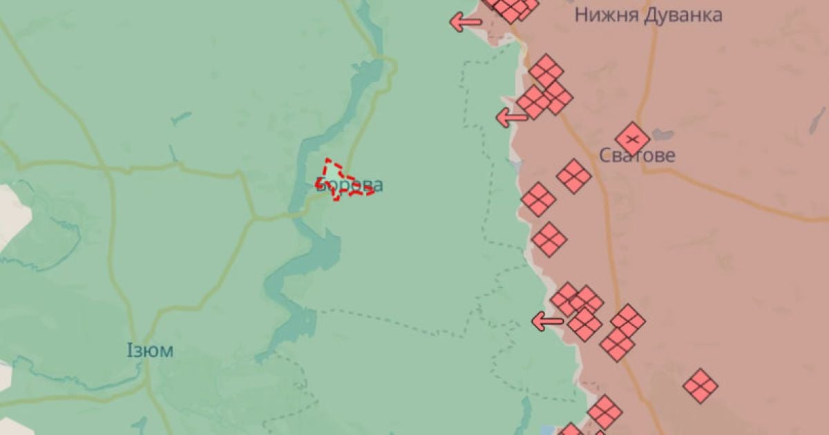 Карта Харьковщины