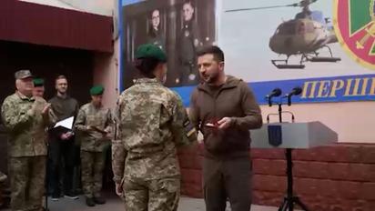 У День прикордонника Володимир Зеленський вручив державні нагороди захисникам державного кордону