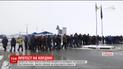 Протестующие заблокировали дорогу на границе со Львовом из-за изменений в Налоговом кодексе