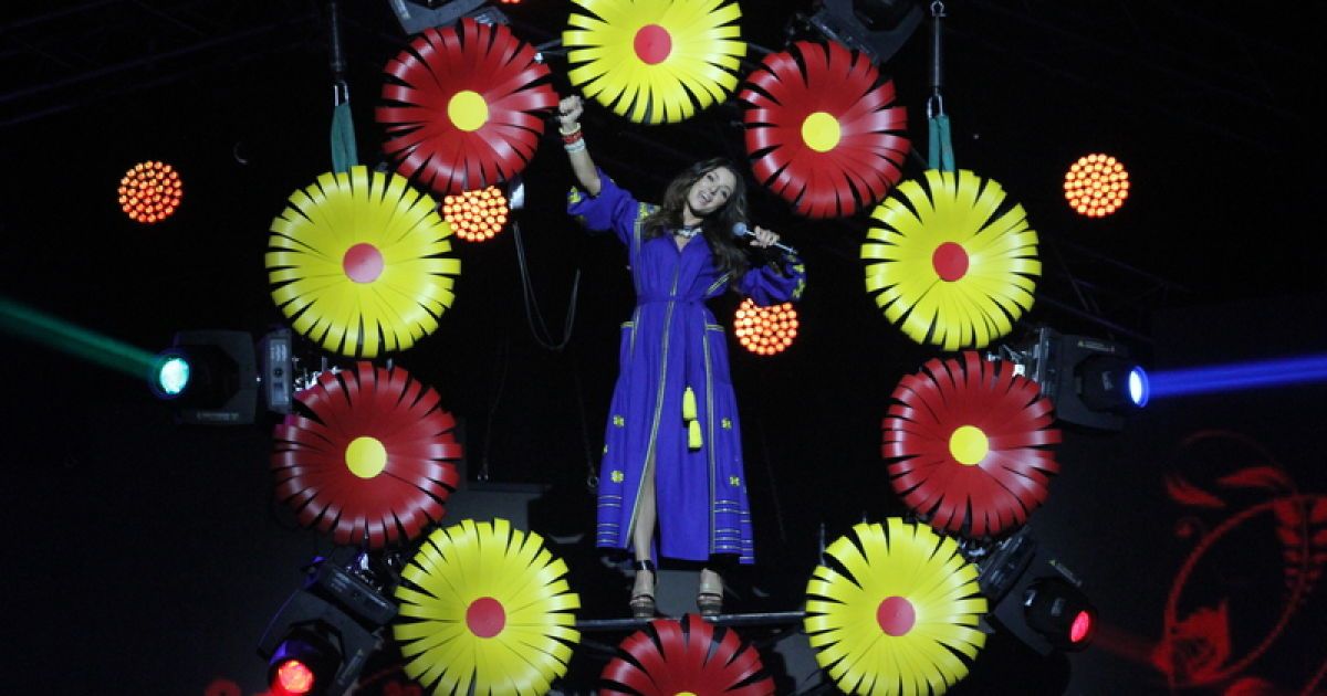 Огневич выступила на конкурсе "Мисс Украина 2015"