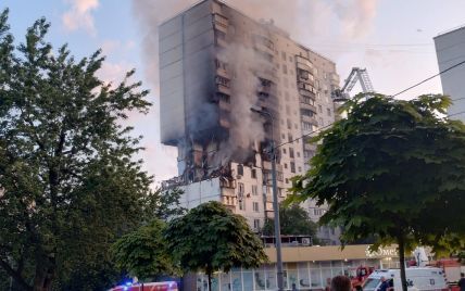 Пожежу довго не починали гасити, людина стрибнула з 10 поверху: очевидці про вибух газу в Києві