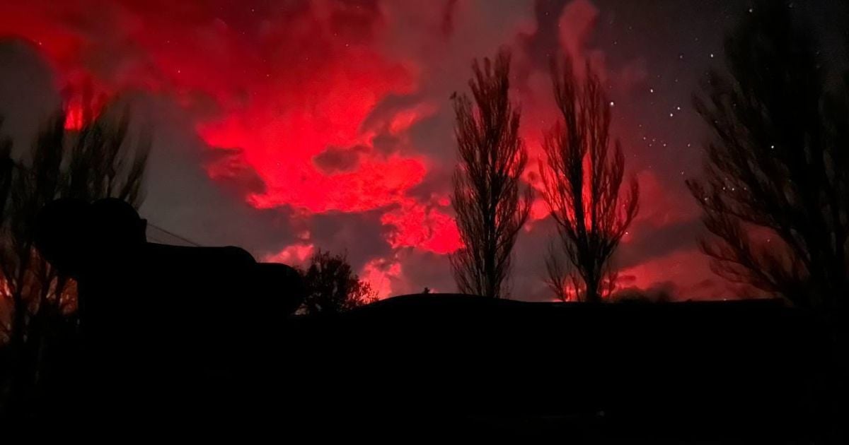 Полярное сияние над Украиной 5 ноября 2023 года / © из соцсетей