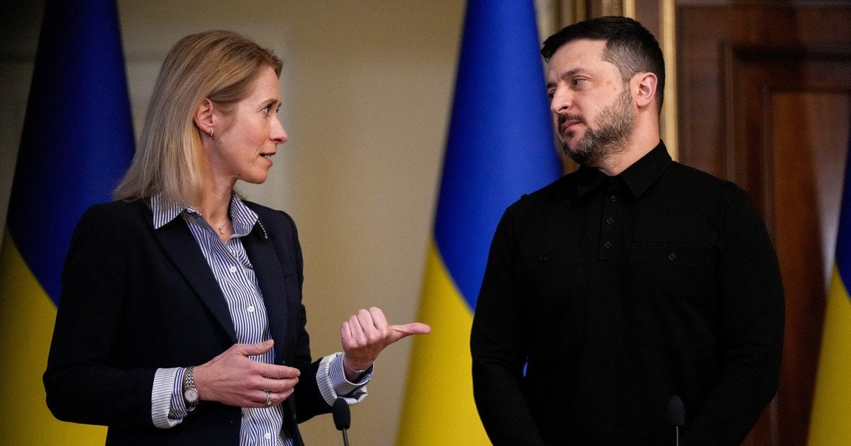 Кая Каллас і Володимир Зеленський