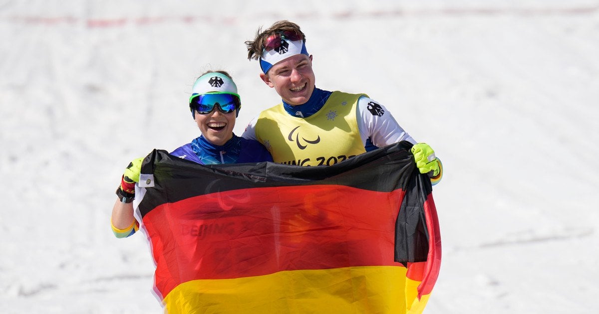 Линн Казмайер и ее гайд Флориан Бауманн