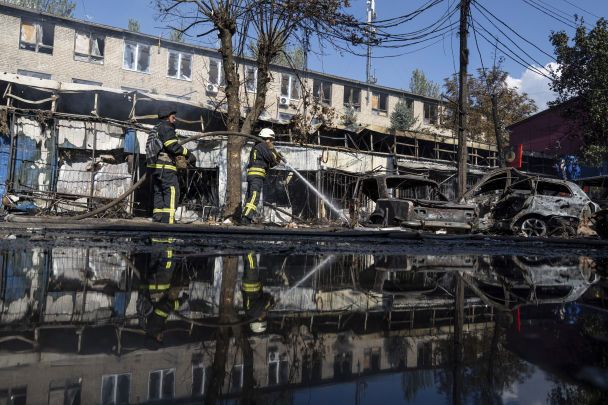 Удар РФ по Константиновке. / © Associated Press