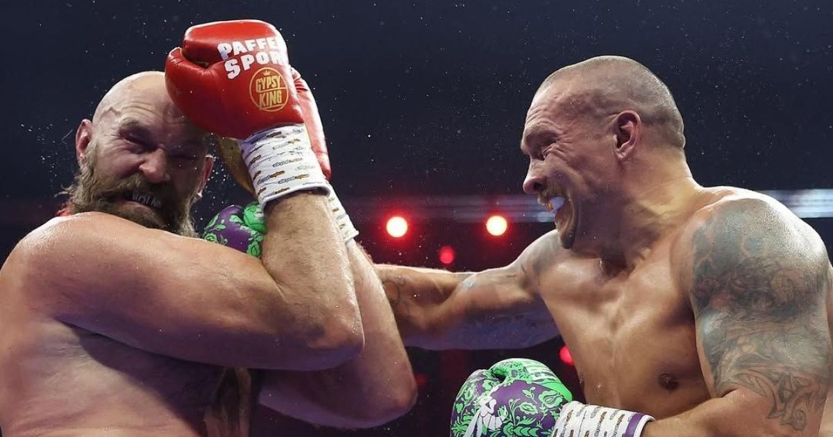 Усик – Ф'юрі / Фото: instagram.com/matchroomboxing