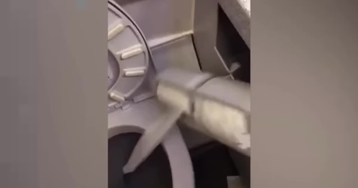 Пассажир самолета показал, как неудачно пошутил с унитазом на борту и сломал его